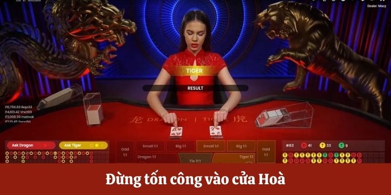 Quy luật chơi Rồng Hổ với cửa hoà